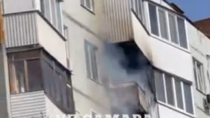 В Самаре произошёл пожар рядом с Промышленным военкоматом
