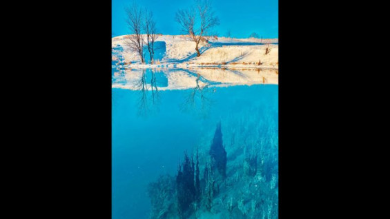 Турфирме запретили дайвинг и айсфлоатинг на Голубом озере в Самарской области