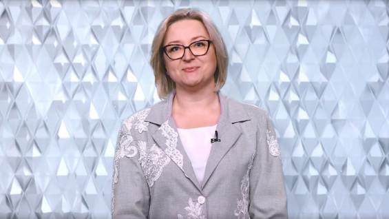 2026: Поздравление с Новым годом главного врача курортного отеля «Самарский» Александры Нижегородцевой 