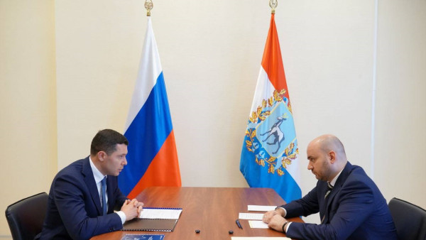 Антон Алиханов и Вячеслав Федорищев обсудили вопросы поддержки промышленности Самарской области 