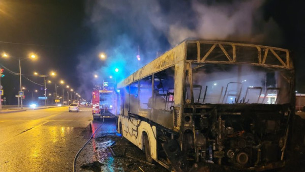 Появились подробности пожара в автобусе с пассажирами 9 октября
