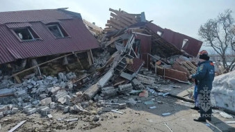 Появились кадры разрушенного взрывом газа дома под Самарой