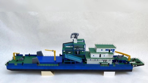 В самарском вузе создали модель 3D-модель сухогруза для судостроительного завода