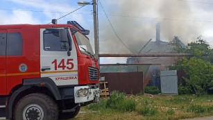 Утром 3 июня под Самарой огнеборцы тушили масштабный пожар 