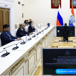Вячеслав Федорищев в Самаре встретился с Послом Индии 