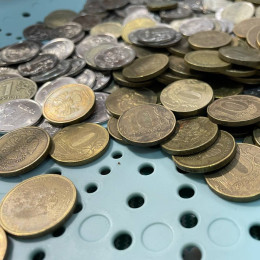 В Самарской области нашли уникальную поддельную монету номиналом 5 рублей