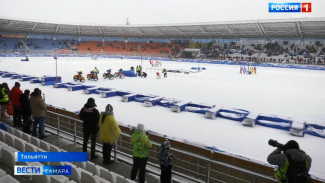 Финальный этап личного чемпионата мира по мотогонкам на льду прошел в Тольятти