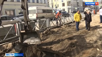 «Визитная карточка города»: в Самаре приводят в порядок улицу Куйбышева 
