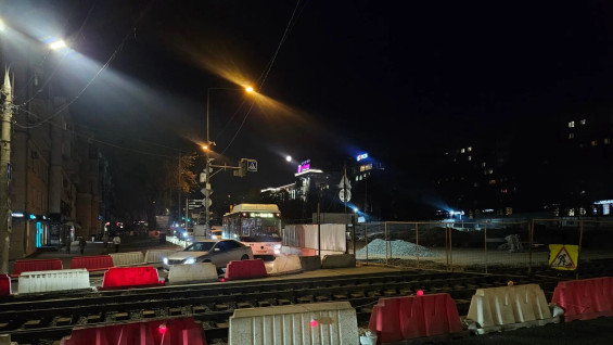В Самаре начали восстанавливать рельсы на улице Полевой