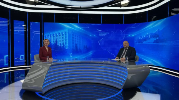 «Актуальное интервью»: в студии ГТРК «Самара» заместитель министра сельского хозяйства и продовольствия Самарской области Денис Васильевич Герасенков