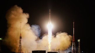 Появились первые кадры запуска самарской ракеты «Союз-2.1а» с Байконура к МКС