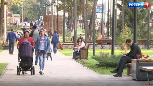 В областной столице новый облик обрел сквер Экономистов 