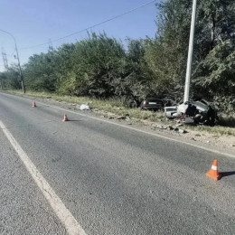 Полиция рассказала, кто погиб в разорванной пополам Priora под Самарой