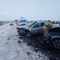 Два человека погибли в лобовой аварии в Самарской области 26 декабря