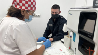 Сотрудники Росгвардии массово сдали кровь для больниц Самарской области