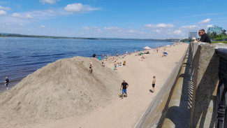 На пляжи Самары хотят завести песок когда уровень воды понизится до отметки 28-29 метров
