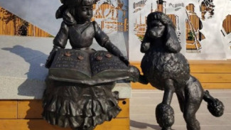 В Самаре восстановят скульптуру Мальвины в Литературном сквере на улице Фрунзе