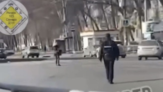 Вприпрыжку убегая от полицейского по самарским дорогам, веселая дама попала в переплёт