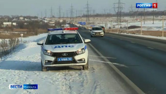 В Самарской области автоледи избила полицейского 