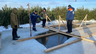 В Самаре готовят купель на Полевом спуске к Крещению