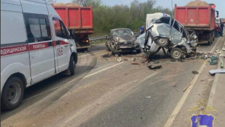 В Самарской области 8 машин столкнулись в массовом ДТП