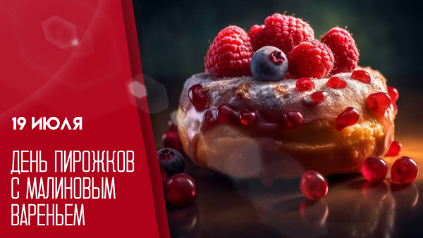 19 июля — День пирожков с малиновым вареньем: не забудьте порадовать себя сладким