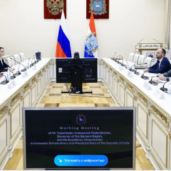 Вячеслав Федорищев в Самаре встретился с Послом Индии 