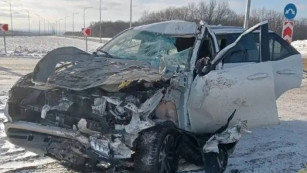 В Самарской области Toyota протаранила грузовик