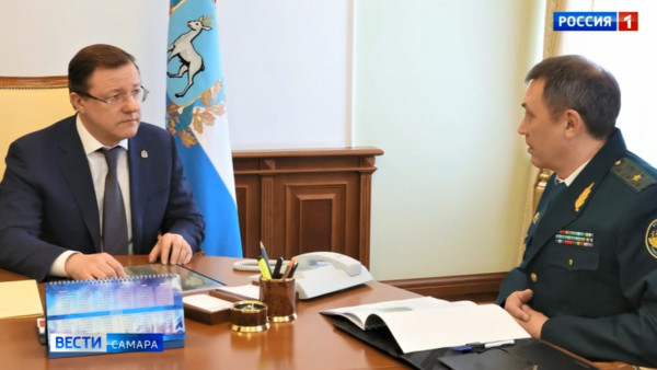 Глава региона Дмитрий Азаров встретился с новым начальником Самарской таможни