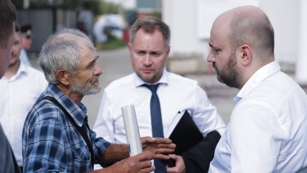 Губернатор Вячеслав Федорищев с рабочей поездкой в Богатовском районе