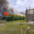 Опубликованы кадры крупного пожара в магазине стройматериалов в Самарской области 