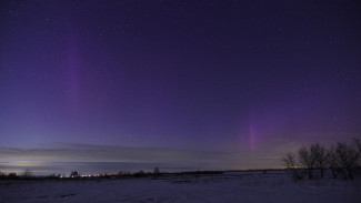 Жители Самары увидели полярное сияние вечером 22 марта