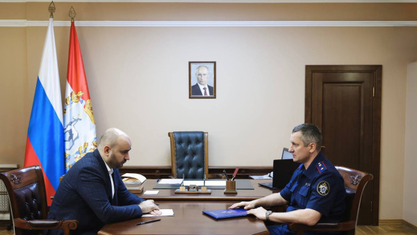 Глава региона Вячеслав Федорищев и Александр Перепелицын обсудили вопросы транспортной безопасности в регионе