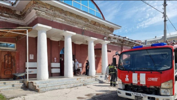 В Самаре произошёл пожар на Губернском рынке