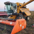 В Самарской области во время работы загорелся зерноуборочный комбайн