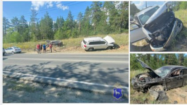 Лобовое столкновение в Тольятти 16 июня: два человека пострадали 