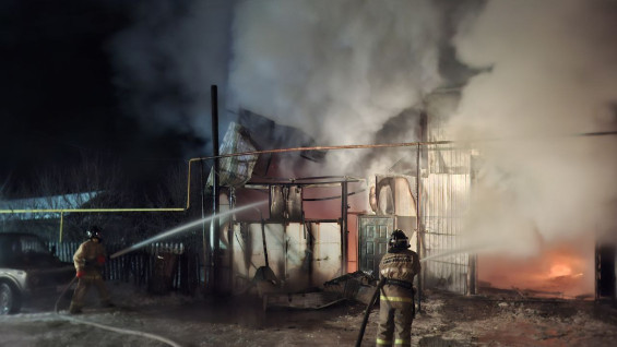 Стали известны подробности пожара, уничтоживший гараж в Самарской области 17 января 