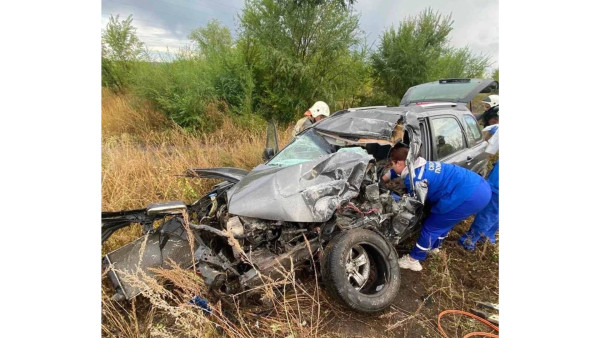 «Истекал кровью в скомканной машине»: под Самарой KIA влетела в столб 