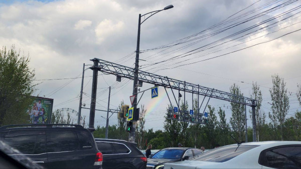 Утренний дождь парализовал дороги Самары 22 октября