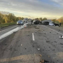 Опубликованы кадры жуткого ДТП с погибшим под Самарой 1 октября