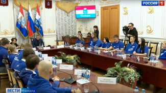 Глава Самары Иван Носков встретился с активистами организации «Молодая Гвардия» 