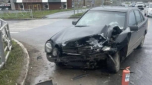 ДТП в Волжском районе: Hyundai Sonata не уступила дорогу Mercedes Benz Е230