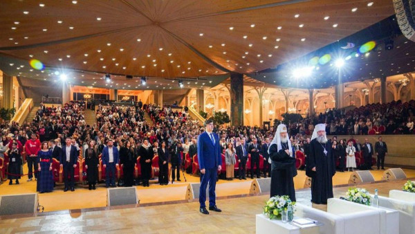 Протоиерей Димитрий Лескин принял участие во всероссийской встрече педагогов с Патриархом Кириллом в Москве