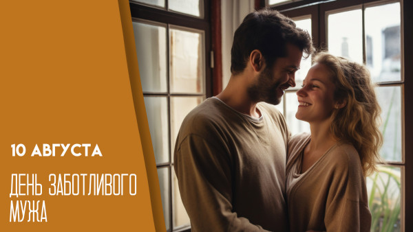 10 августа — День заботливого мужа: повод сказать «спасибо»