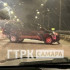 В Самаре пикап Toyota Hilux потерял колесо в лобовой аварии с Lada Granta на Южном мосту
