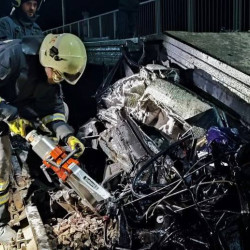 Появились кадры смертельного столкновения поезда и ВАЗ 2114 под Самарой