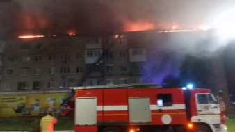 Под Самарой из-за крупного пожара эвакуировали 70 человек