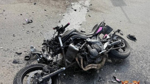 В Самаре произошло ДТП со спортивным мотоциклом Kawasaki 18 апреля