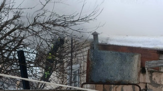 Появились кадры унесшего жизни двух человек пожара под Самарой