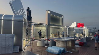 В Самаре началось оформление набережной для «ВолгаФеста-2025»